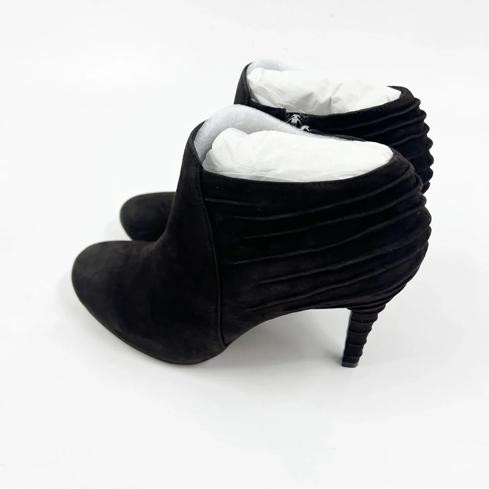 ✅ NWB Enzo Angiolini‎ Eahaver Ankle SUEDE Boots BROWN SIZE 9.5
